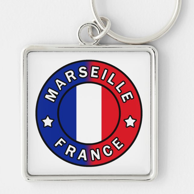 Marseille France Key Ring (Front)