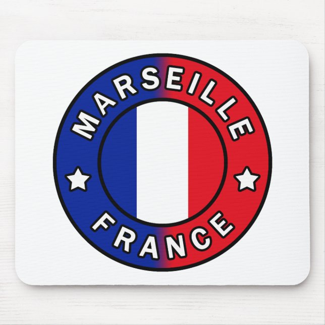 Marseille France Mouse Pad (Front)