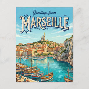 Marseille France Postcard