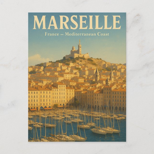 Marseille — France Postcard (Front)