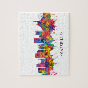 Marseille France Skyline Jigsaw Puzzle