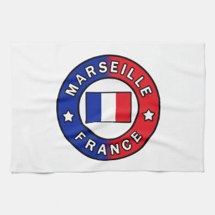 Marseille France Tea Towel