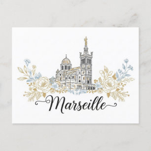 Marseille France Travel Postcard