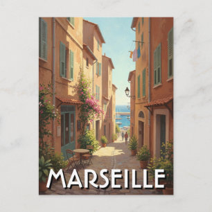 Marseille France Travel Postcard