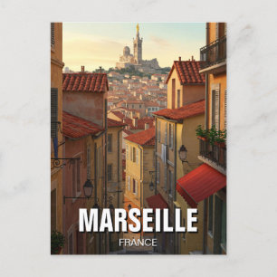 Marseille France Travel Postcard