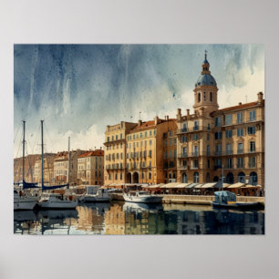 Marseille France Travel Poster