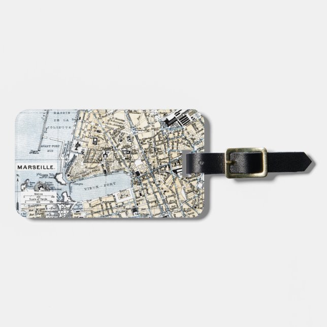Marseille Luggage Tag (Front Horizontal)