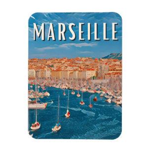 Marseille Photo Vintage Magnet