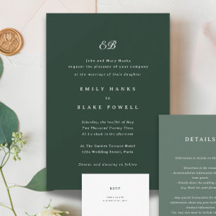 Marseille Wedding Invitation