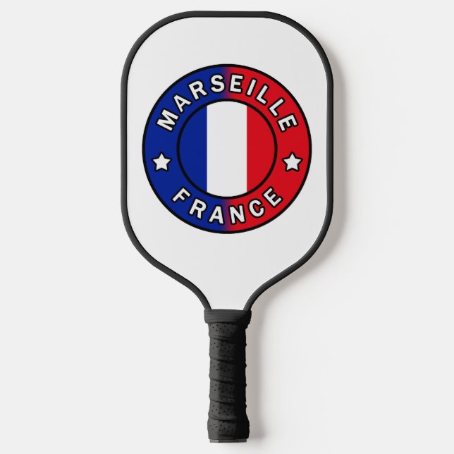 Marseilles France Pickleball Paddle (Front)