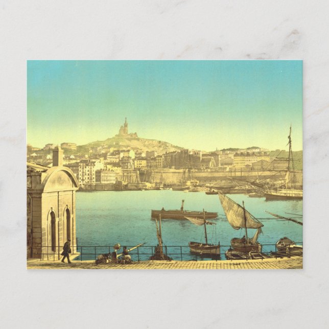 Marseilles Harbour I Postcard (Front)