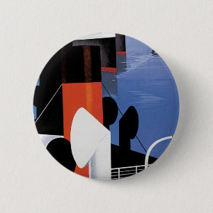 Marseilles Poster 6 Cm Round Badge