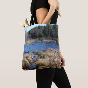 Marsh In Spring Nature Tote Bag