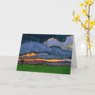 Marsh Landscape with a Mill   Emil Nolde   Card
