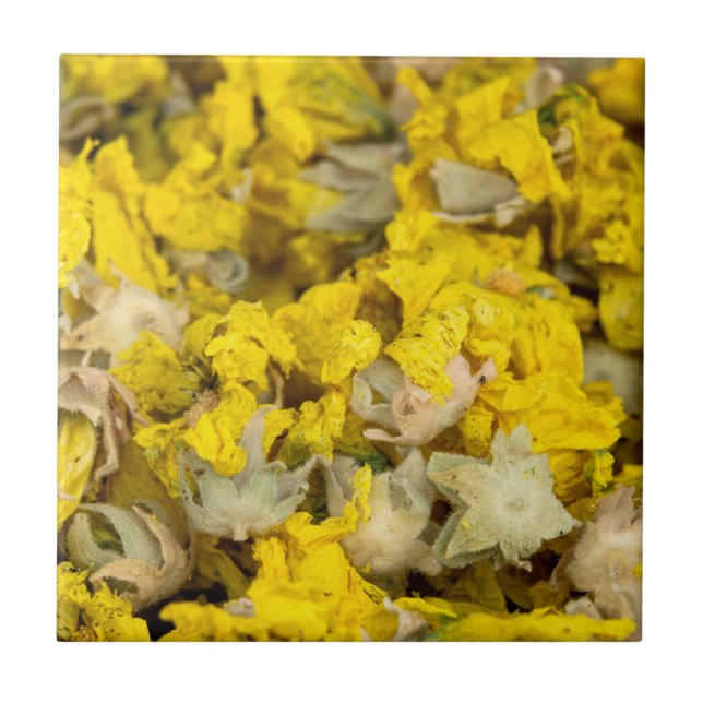 Marsh mallow  ceramic tile (Front)