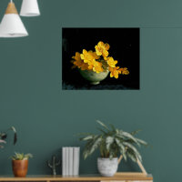 Marsh Marigolds, still life painting