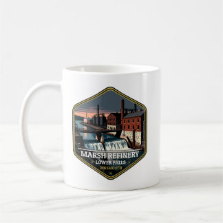 Marsh Refinery Lower Falls Innsmouth Vintage Trave Coffee Mug