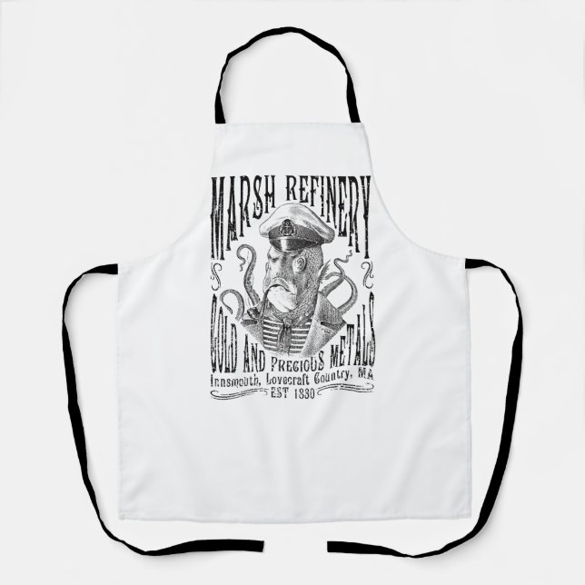Marsh Refining Company Innsmouth Lovecraft Apron (Front)