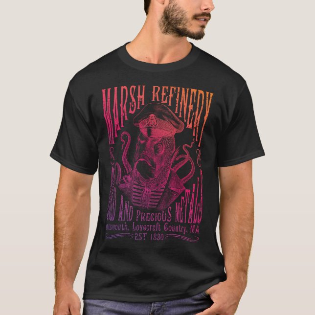 Marsh Refining Company Innsmouth Lovecraft T-Shirt (Front)