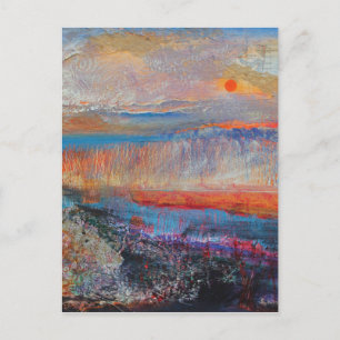Marsh Sunset 2013 Postcard