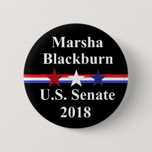 Marsha Blackburn Senate 2018 Tennessee 6 Cm Round Badge