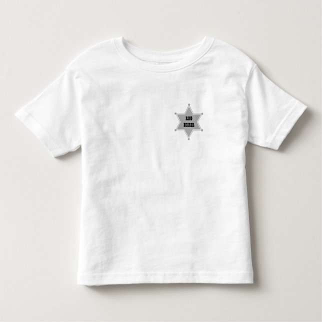 Marshal Badge Toddler T-Shirt (Front)