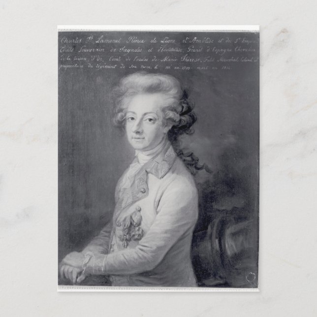 Marshal Charles-Joseph  Prince de Ligne Postcard (Front)