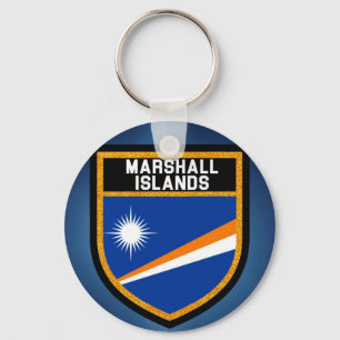 Marshal Islands Flag Key Ring