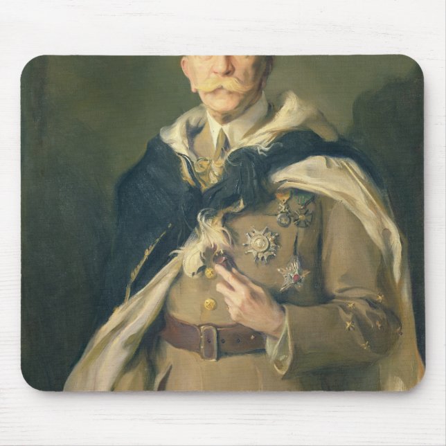 Marshal Louis Hubert Gonzalve Lyautey  1929 Mouse Pad (Front)