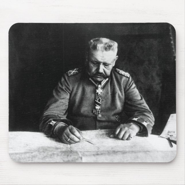 Marshal Paul von Hindenburg, 1914 Mouse Pad (Front)