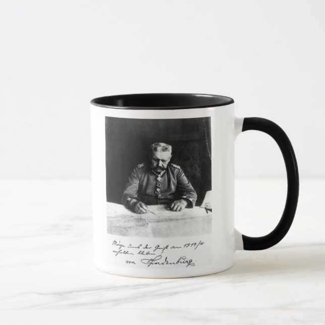 Marshal Paul von Hindenburg, 1914 Mug (Right)