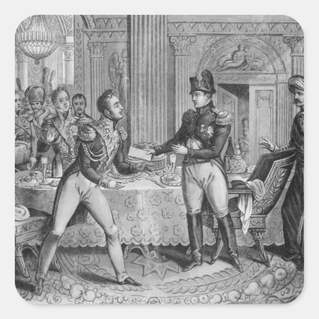 Marshal Pierre Francois Joseph Lefebvre Square Sticker (Front)