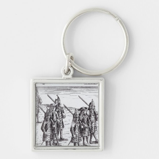 Marshal Tallard and other French Generals Key Ring (Front)