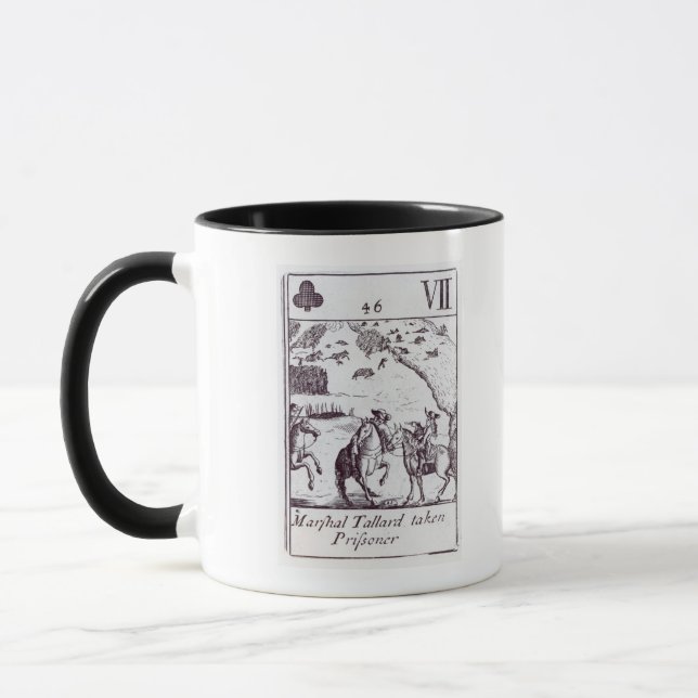 Marshal Tallard taken Prisoner Mug (Left)
