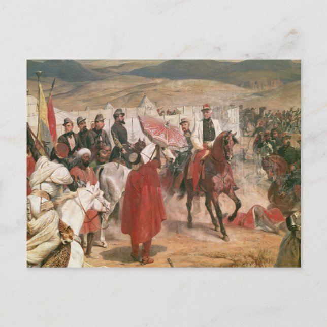 Marshal Thomas Bugeaud and Colonel Joseph Postcard (Front)