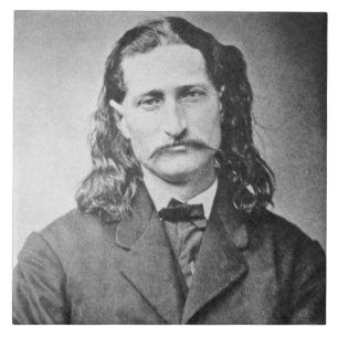 Marshal Wild Bill Hickok Old West Gunfighter Ceramic Tile