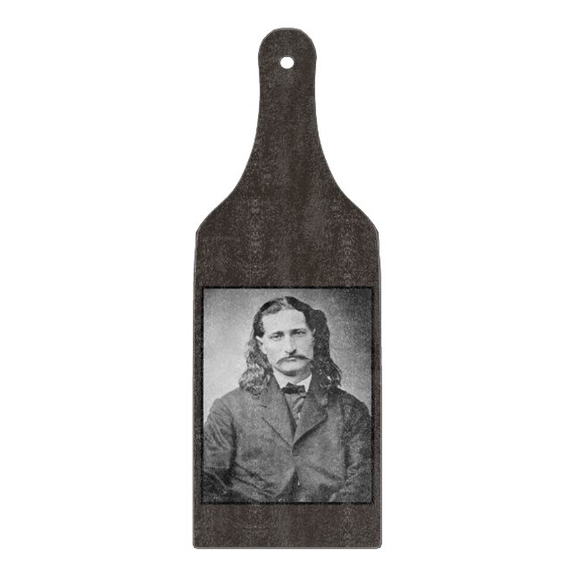 Marshal Wild Bill Hickok Old West Gunfighter Cutting Board (Front)