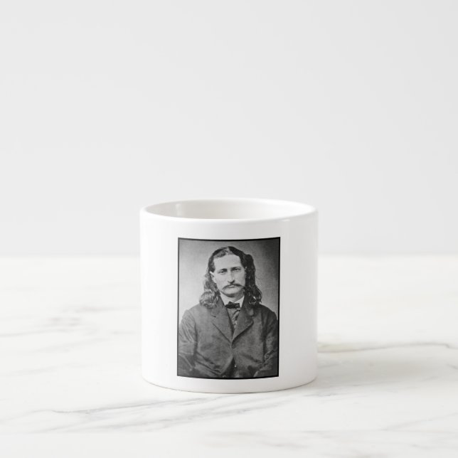 Marshal Wild Bill Hickok Old West Gunfighter Espresso Cup (Front)