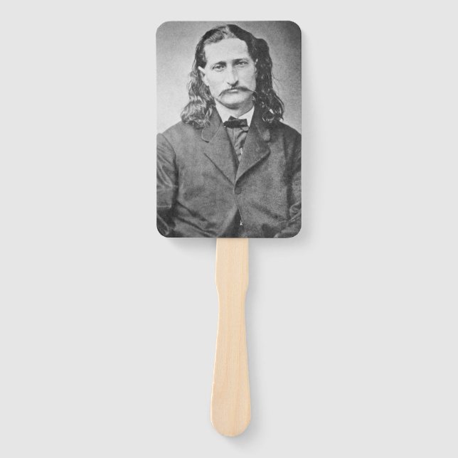 Marshal Wild Bill Hickok Old West Gunfighter Hand Fan (Front)