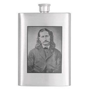Marshal Wild Bill Hickok Old West Gunfighter Hip Flask
