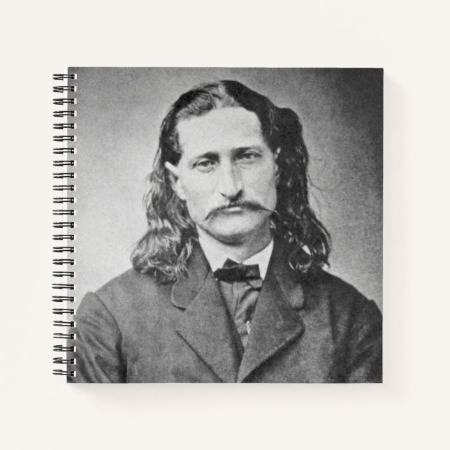 Marshal Wild Bill Hickok Old West Gunfighter Notebook (Front)