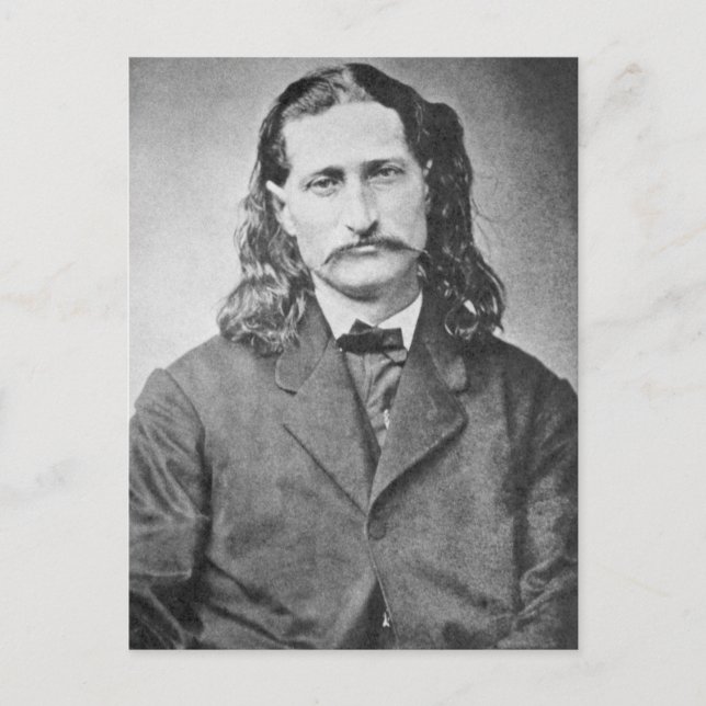 Marshal Wild Bill Hickok Old West Gunfighter Postcard (Front)