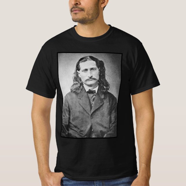 Marshal Wild Bill Hickok Old West Gunfighter T-Shirt (Front)