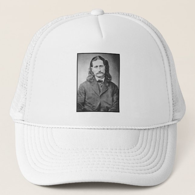 Marshal Wild Bill Hickok Old West Gunfighter Trucker Hat (Front)