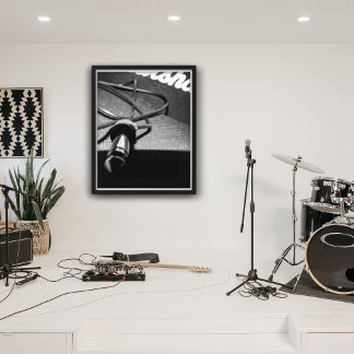 Marshall Amp & Jack Lead (B&W Version) Poster