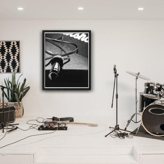 Marshall Amp & Jack Lead (B&W Version) Poster (Creator Uploaded)