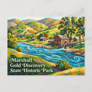 Marshall Gold Discovery State Historic Park Postcard