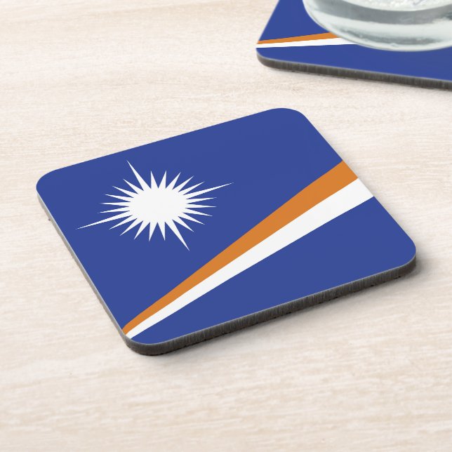 Marshall Islands flag Coaster (Left Side)
