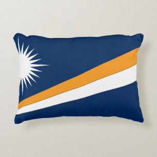 Marshall Islands Flag Decorative Cushion