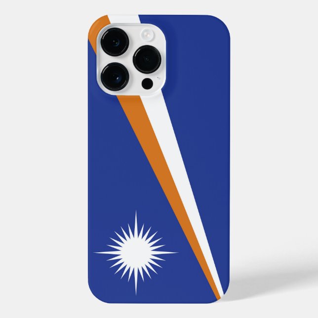 Marshall Islands flag iPhone Case (Back)